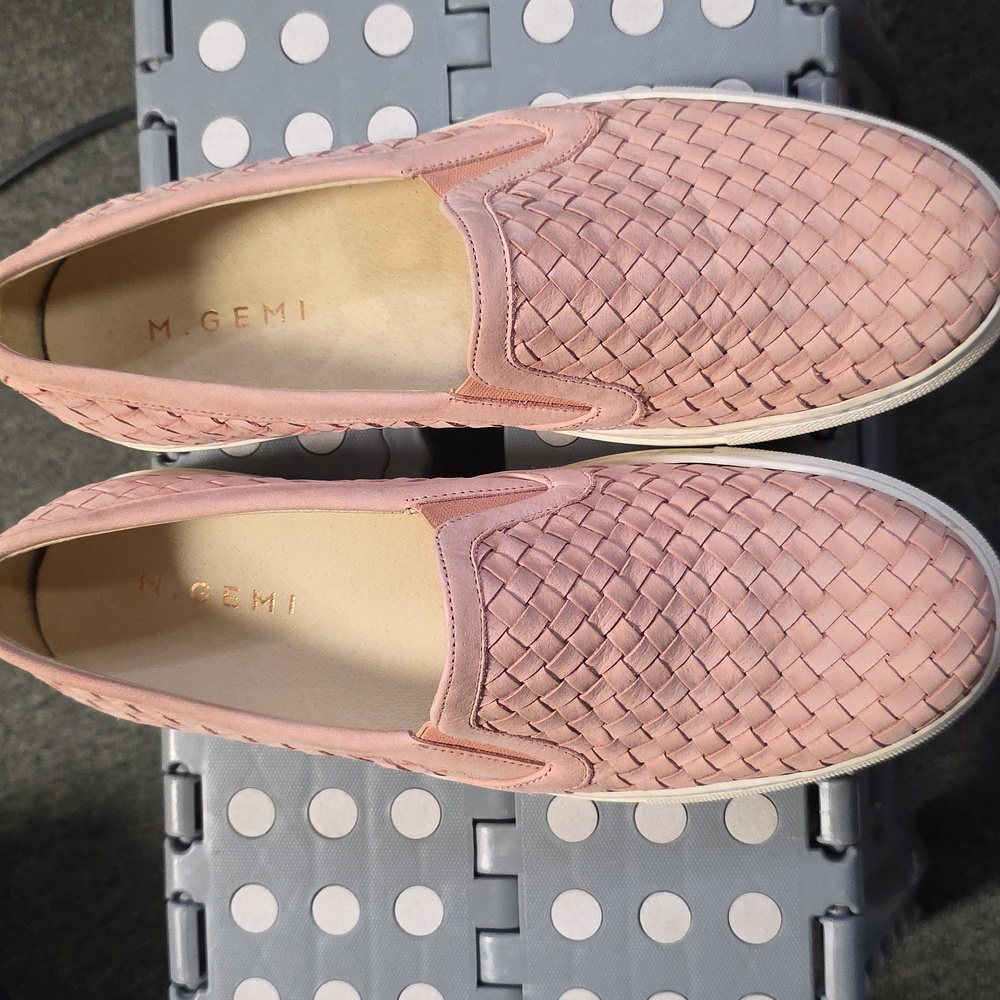 M. Gemi Cerchio woven Leather Slip on Sneaker - Picture 5 of 9